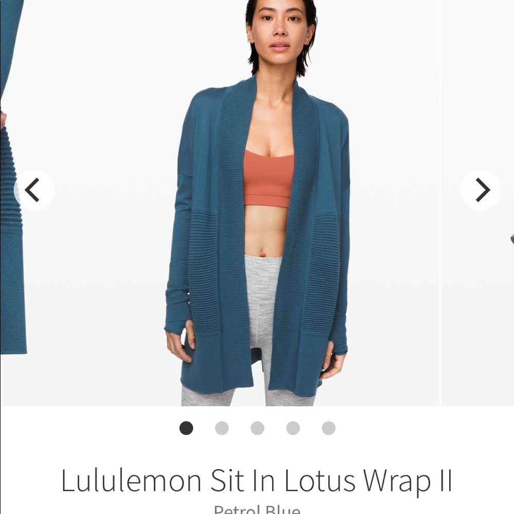NWT Lululemon Sit in Lotus wrap II